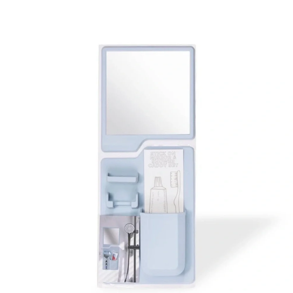 Vivitar Blue Mirror & Shower Caddy NWT